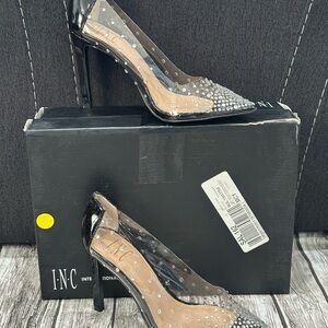 INC Womens Katey Slip On Rhinestone Pumps 5.5 Medium (B,M)